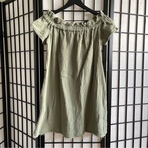 Amadi Women’s Off The Shoulder Gauze Dress Size Small Petite